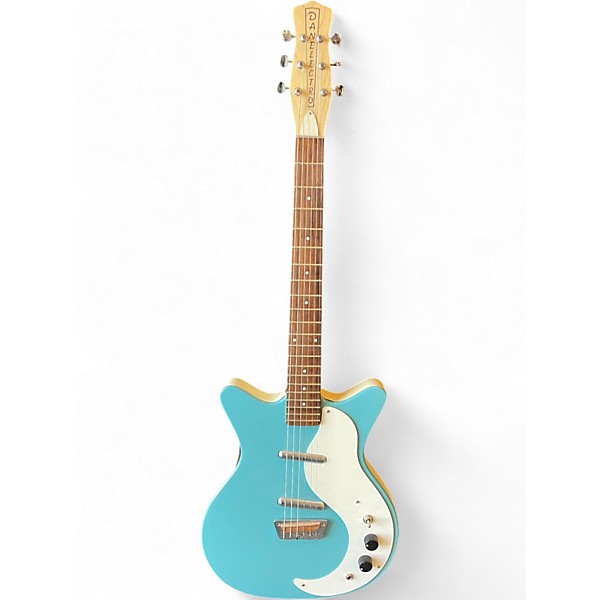 Used Danelectro Stock '59 Blue Solid Body Electric Guitar