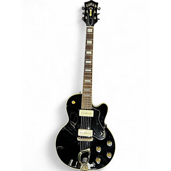 Used Guild M-75 ARITOCRAT Ebony Hollow Body Electric Guitar