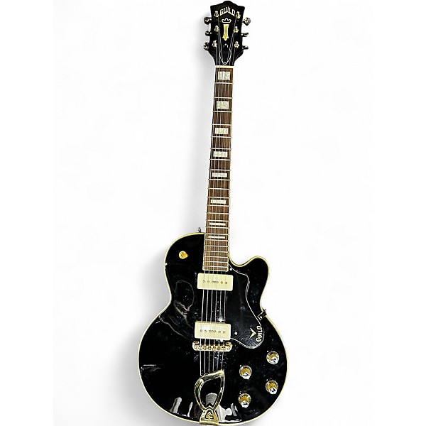 Used Guild M-75 ARITOCRAT Ebony Hollow Body Electric Guitar
