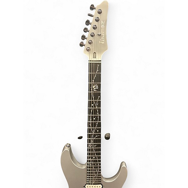 Used Ibanez TOD10 Silver Solid Body Electric Guitar Silver