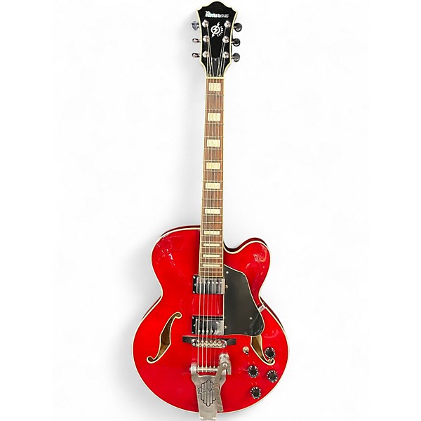 Cherry Vintage VSA500 ReIssued Semi-Hollow Electric Guitar Cherry