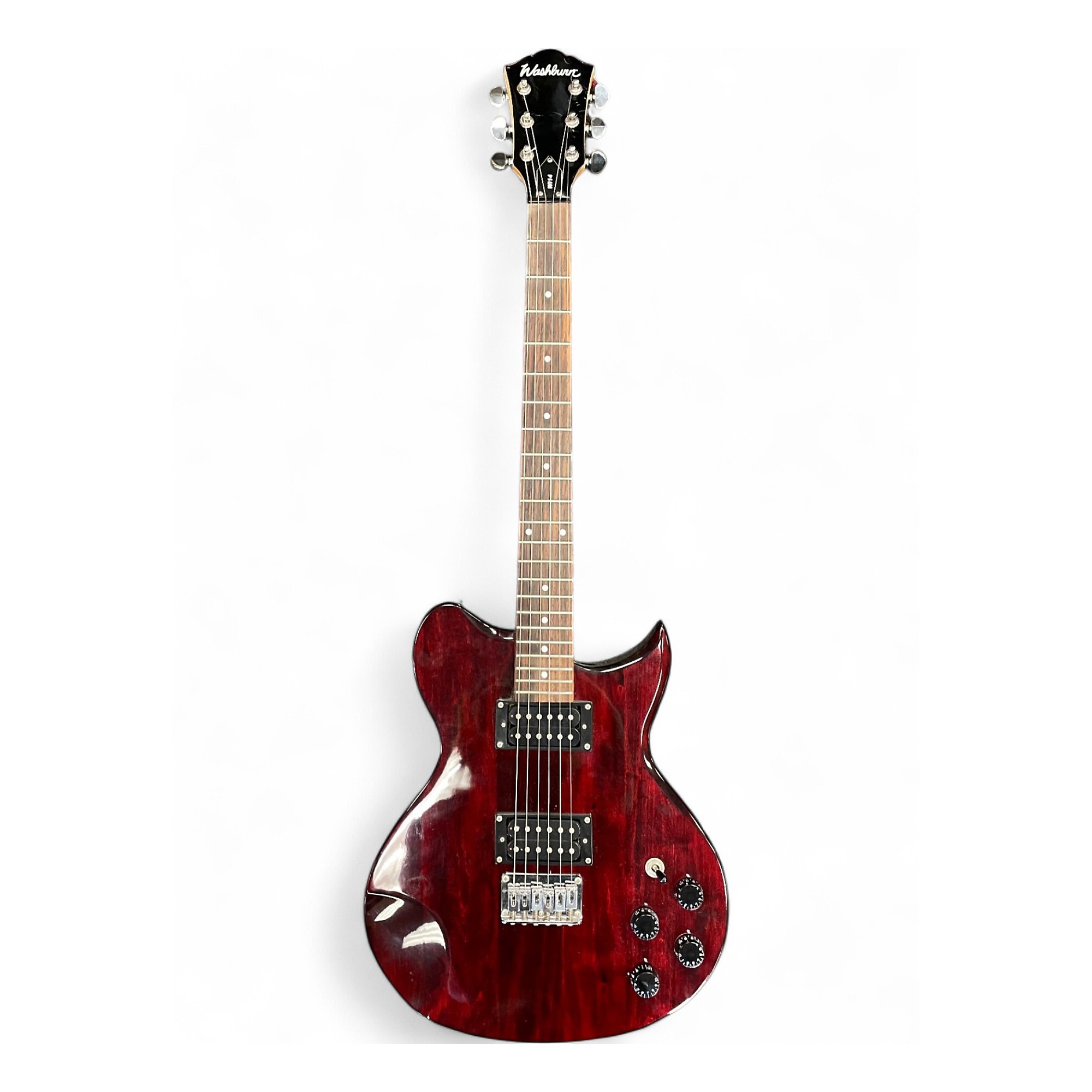 Used Washburn WI14 Cherry Solid Body Electric Guitar Cherry
