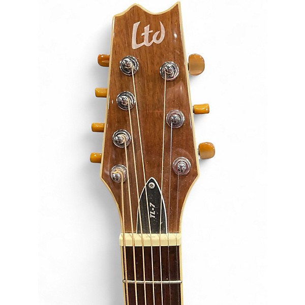 Used ESP LTD TL7 Black Acoustic Electric Guitar