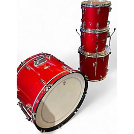 Used Percussion Plus 4 Piece 4 Piece Red Drum Kit