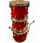 Used Percussion Plus 4 Piece 4 Piece Red Drum Kit