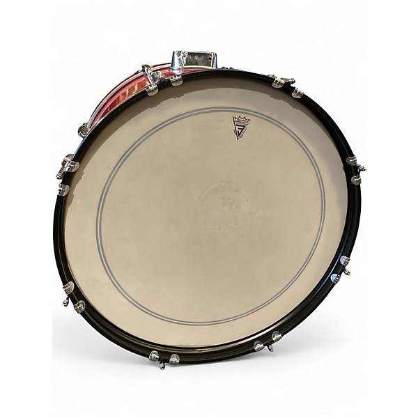 Used Percussion Plus 4 Piece 4 Piece Red Drum Kit
