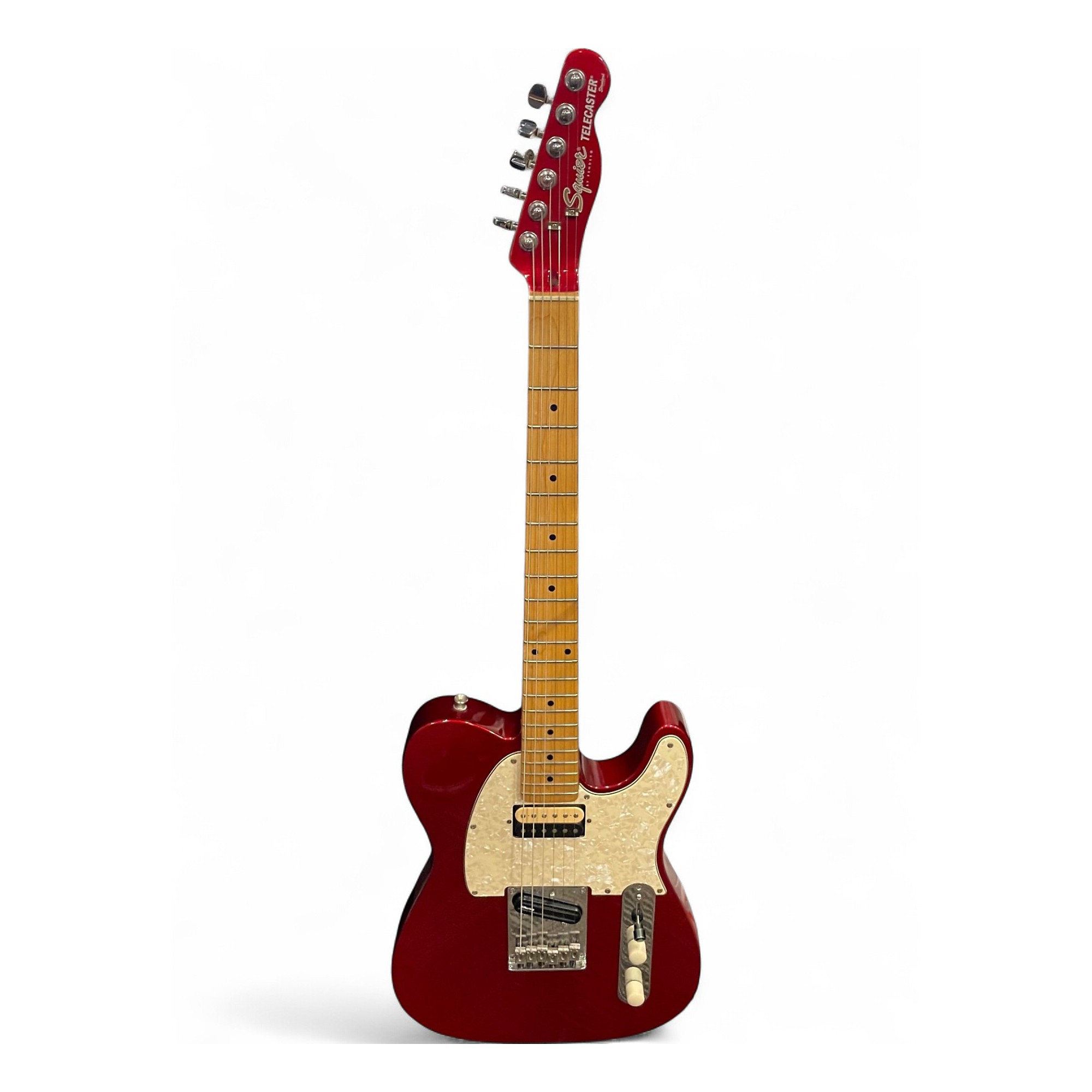 Used Squier Standard Telecaster Red Solid Body Electric