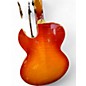 Used Dreambow DH-554 Cherry Sunburst Hollow Body Electric Guitar