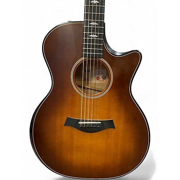 Used Taylor 614CE V-Class Builders Edition Wild Honey Burst Acoustic Guitar