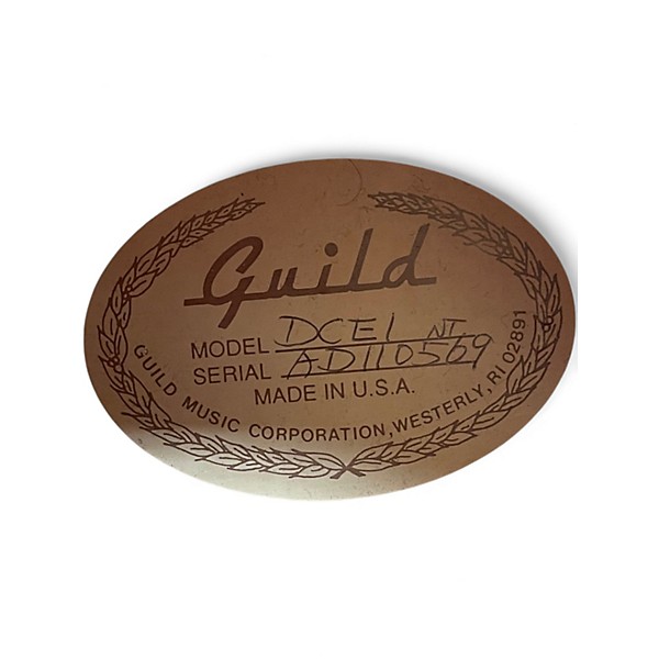 Used Guild DCE1 Natural Acoustic Electric Guitar