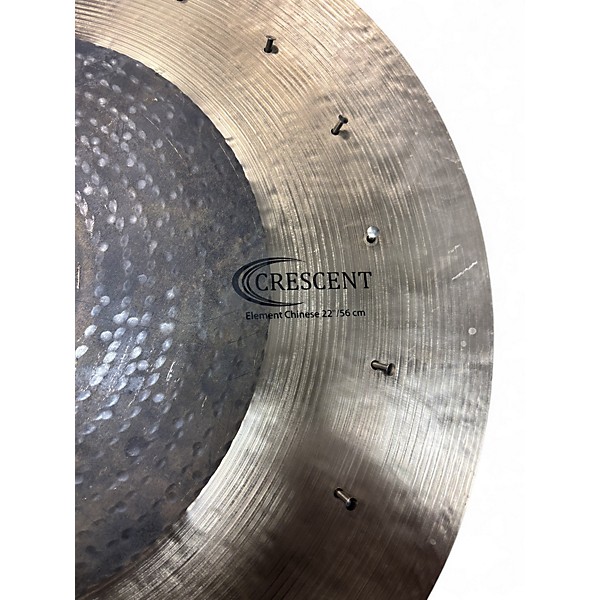 Used SABIAN 22in CRESCENT ELEMENT CHINESE Cymbal