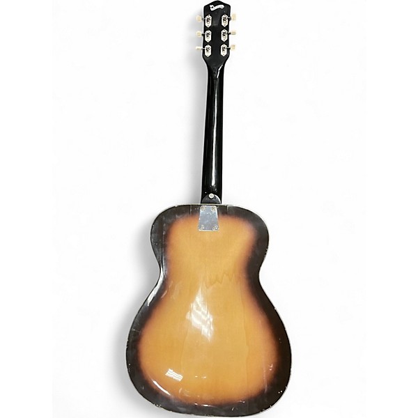 Used Silvertone 621 2 Color Sunburst Acoustic Guitar