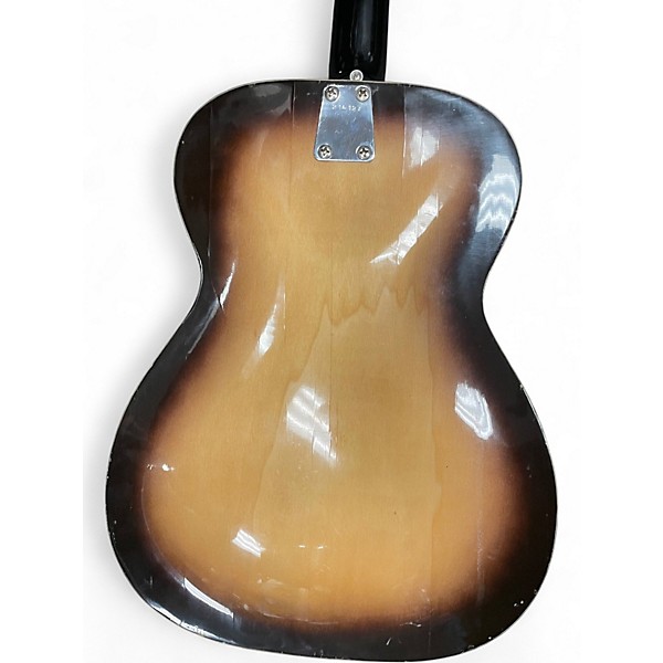 Used Silvertone 621 2 Color Sunburst Acoustic Guitar