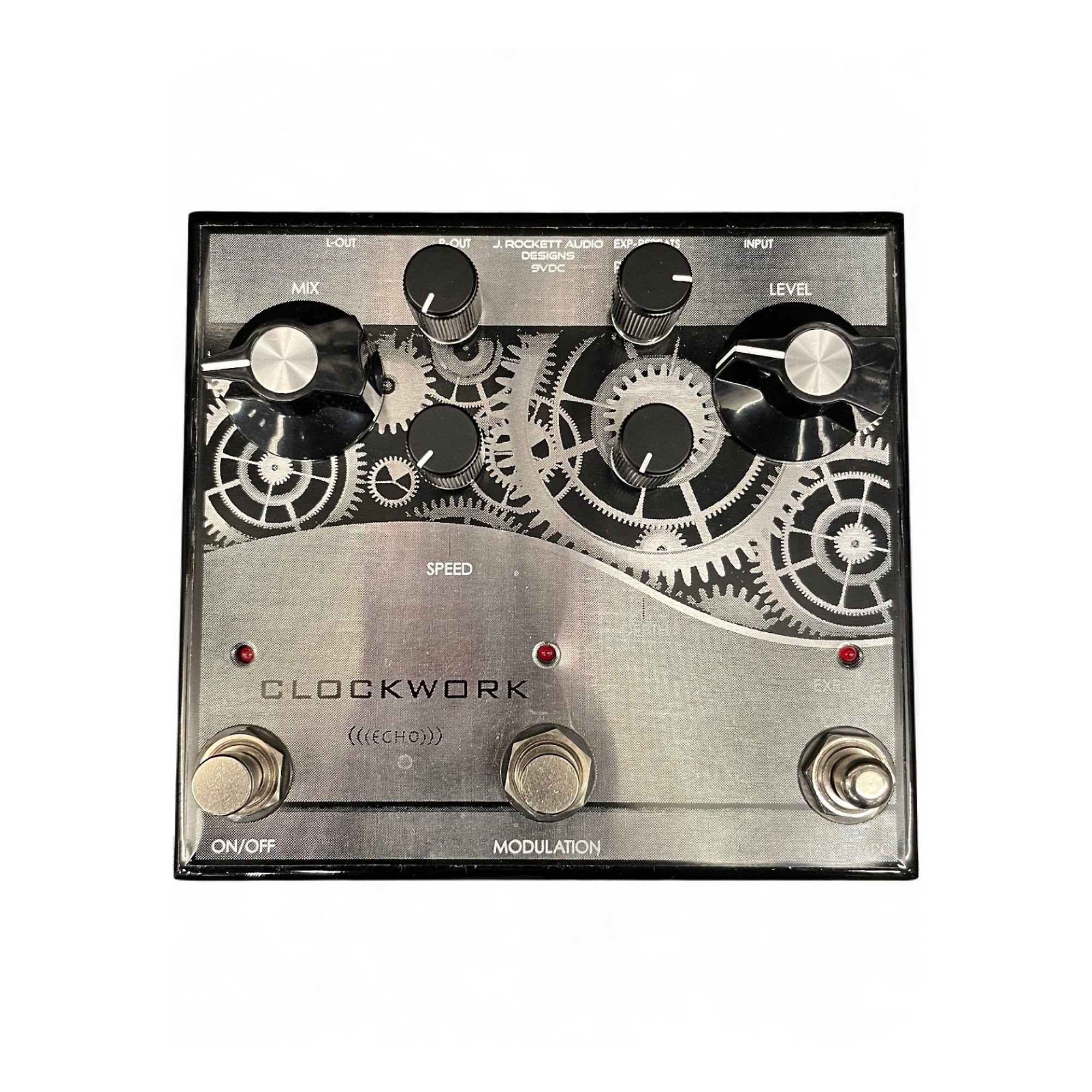 Used J.Rockett Audio Designs CLOCKWORK ECHO Effect Pedal