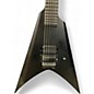 Used Solar Guitars FR-V FLYING V FLOYD ROSE Black Solid Body Electric Guitar