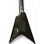 Used Solar Guitars FR-V FLYING V FLOYD ROSE Black Solid Body Electric Guitar