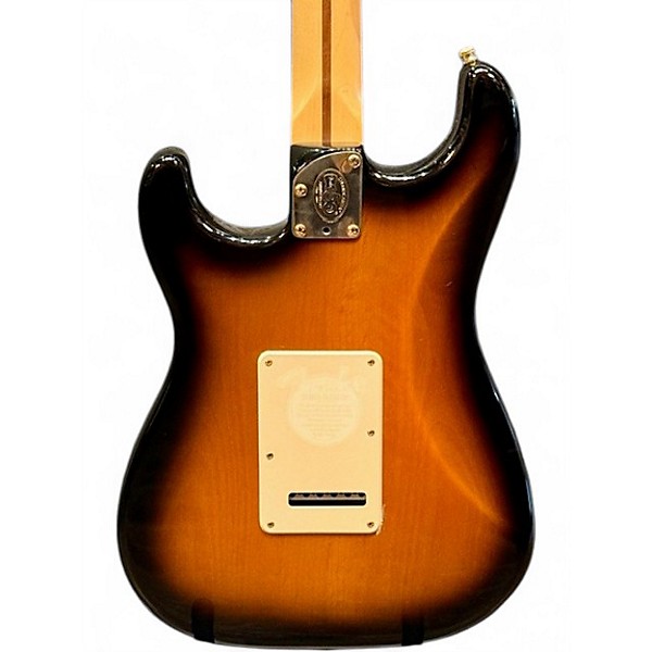Used 2004 Fender American Deluxe Stratocaster Sunburst Solid Body Electric Guitar