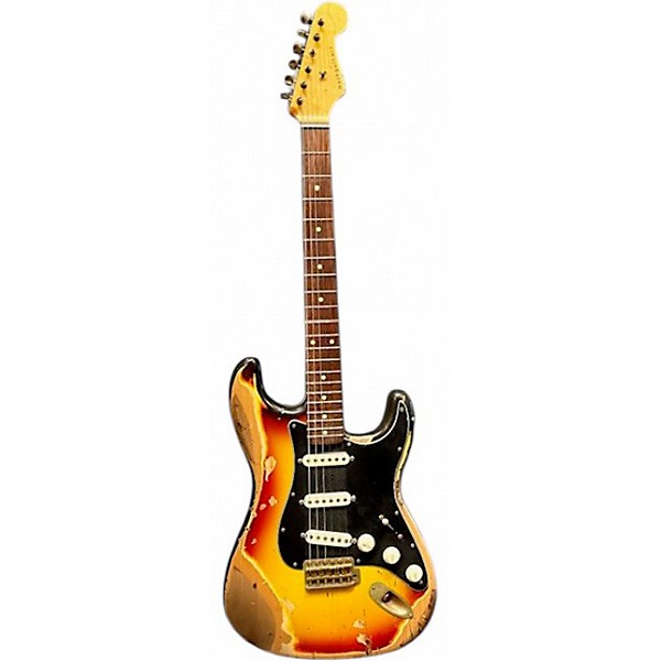 Used 2016 Nash Guitars S-63 HEAVY AGED Sunburst Solid Body Electric Guitar