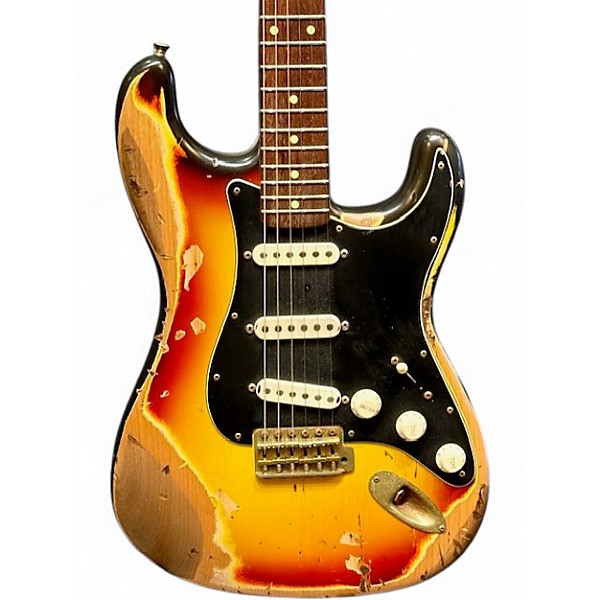 Used 2016 Nash Guitars S-63 HEAVY AGED Sunburst Solid Body Electric Guitar