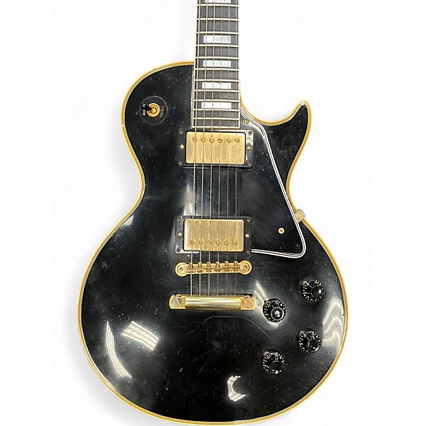 Used Gibson  57 Les Paul Custom  Black Solid Body Electric Guitar
