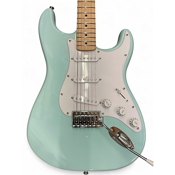 Used Squier Standard Stratocaster TEAL Solid Body Electric Guitar