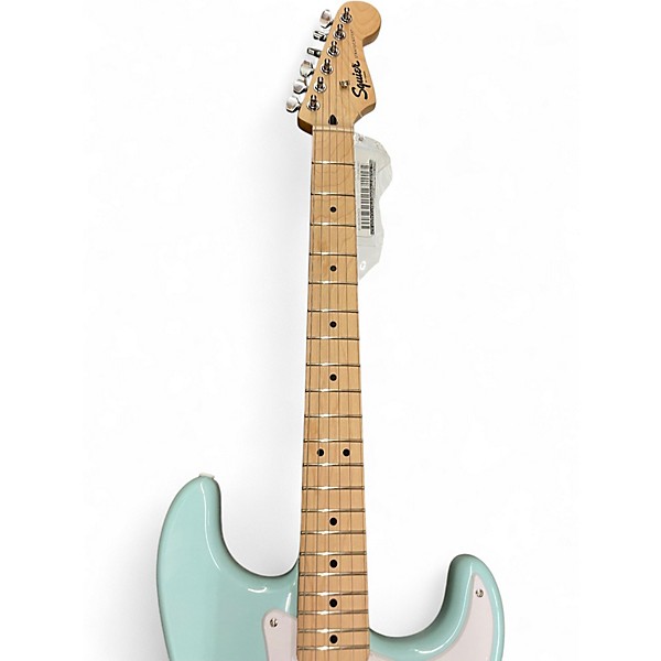 Used Squier Standard Stratocaster TEAL Solid Body Electric Guitar