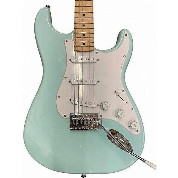 Used Squier Standard Stratocaster TEAL Solid Body Electric Guitar