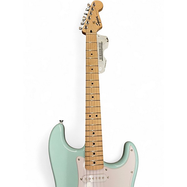Used Squier Standard Stratocaster TEAL Solid Body Electric Guitar