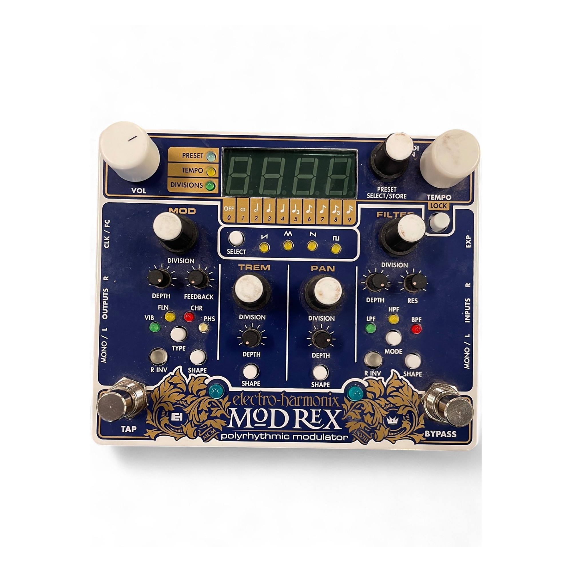 Used Electro-Harmonix Mod Rex Polyrhythmic Modulator Effect