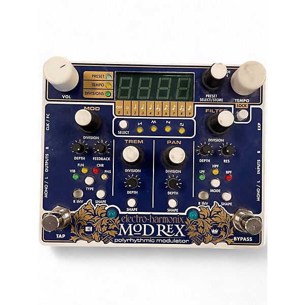 Used Electro-Harmonix Mod Rex Polyrhythmic Modulator Effect Pedal