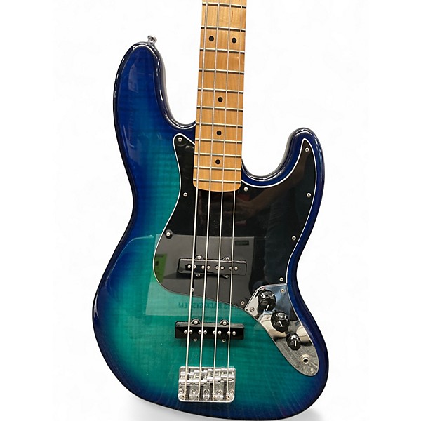Used Fender Player Jazz Bass Blue Burst Electric Bass Guitar
