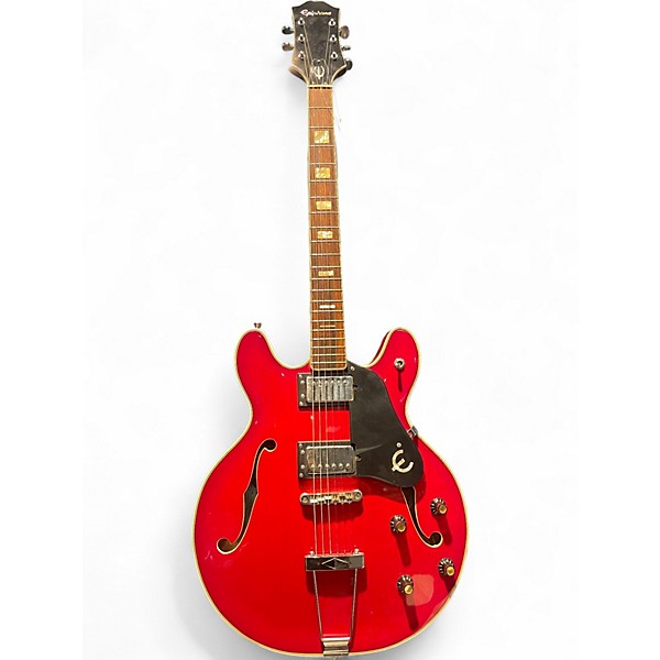 Vintage 1970s Epiphone EA-250 Riviera Cherry Hollow Body Electric Guitar