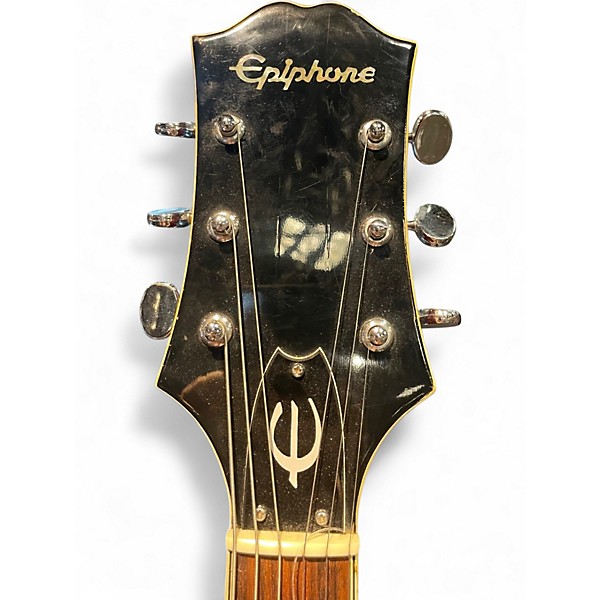 Vintage 1970s Epiphone EA-250 Riviera Cherry Hollow Body Electric Guitar