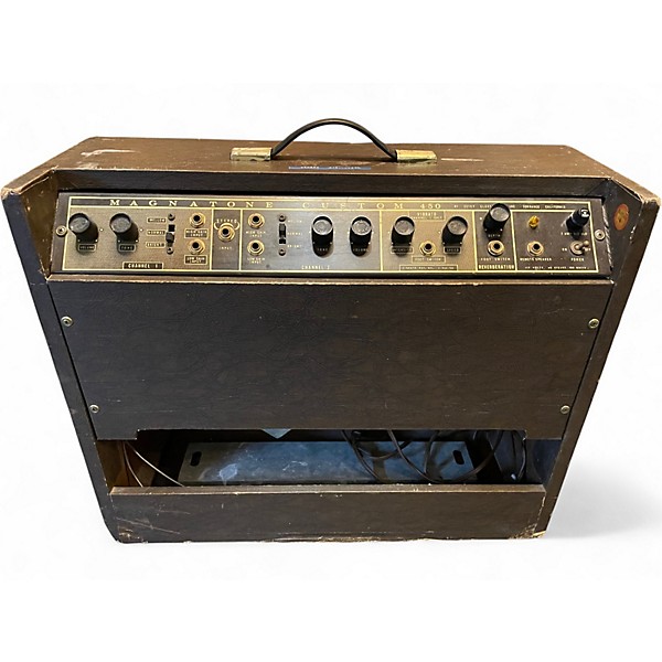 Vintage 1962 Magnatone Custom 450 Tube Guitar Combo Amp