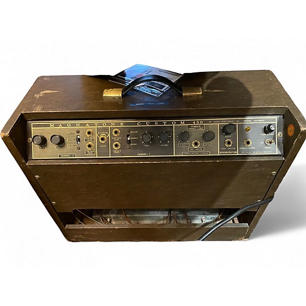 Vintage 1962 Magnatone Custom 450 Tube Guitar Combo Amp
