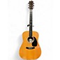 Vintage 1975 Martin D28 Natural Acoustic Guitar thumbnail