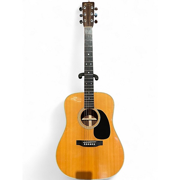 Vintage 1975 Martin D28 Natural Acoustic Guitar