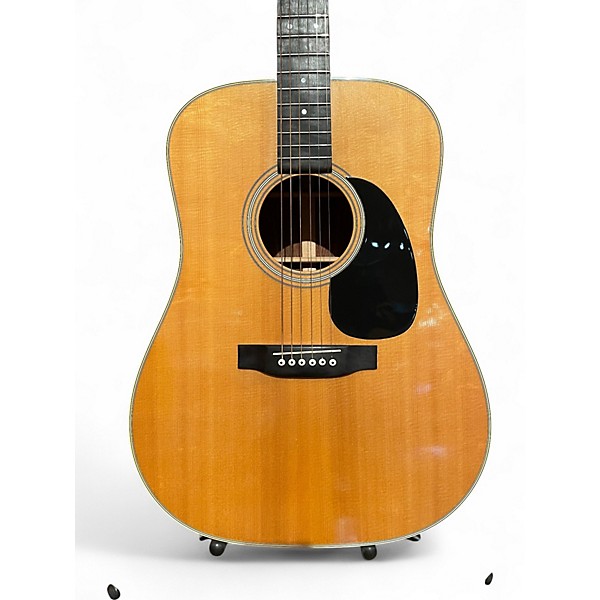 Vintage 1975 Martin D28 Natural Acoustic Guitar