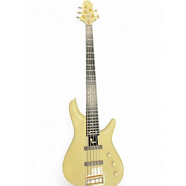 Used Sugi NB5 WHITE Electric Bass Guitar