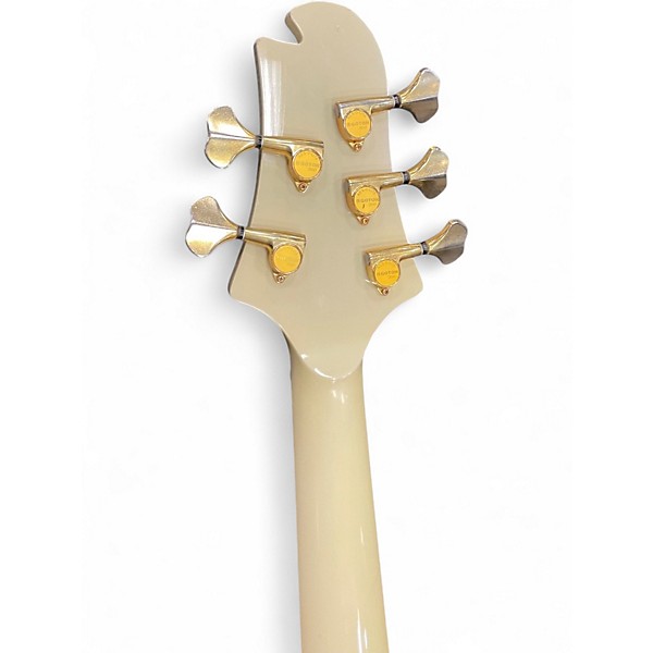 Used Sugi NB5 WHITE Electric Bass Guitar