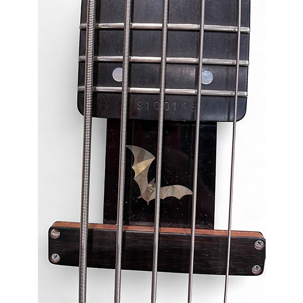 Used Sugi NB5 WHITE Electric Bass Guitar