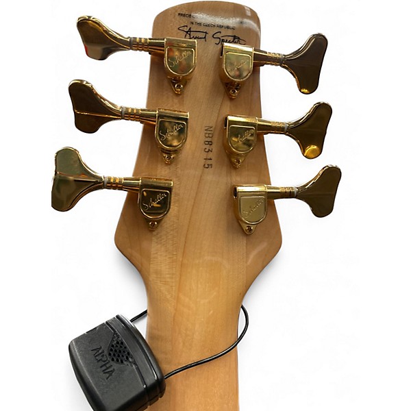 Used Spector Euro6 LX Natural Electric Bass Guitar