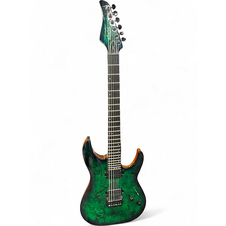 ギター Schecter CR-6 Used Schecter Guitar Research CR6 Aquaburst Solid Body