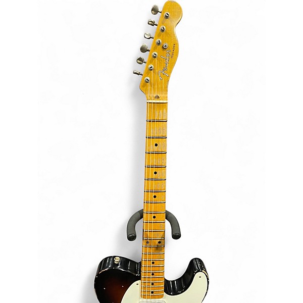 Used Fender 1953 Heavy Relic Telecaster Wide-Fade 2 Color Sunburst Solid Body Electric Guitar