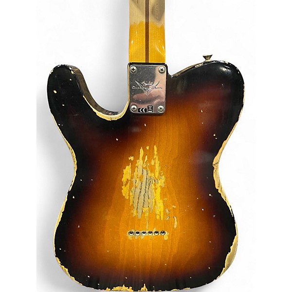 Used Fender 1953 Heavy Relic Telecaster Wide-Fade 2 Color Sunburst Solid Body Electric Guitar