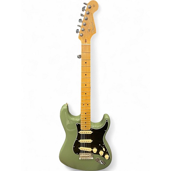 Used 2017 Fender American Professional Stratocaster SSS Royal Olive Solid Body Electric Guitar