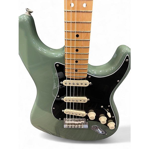 Used 2017 Fender American Professional Stratocaster SSS Royal Olive Solid Body Electric Guitar