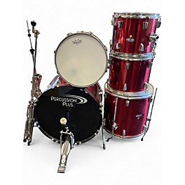 Used Percussion Plus 5 Piece 5 PIECE KIT RED Drum Kit