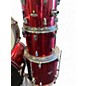 Used Percussion Plus 5 Piece 5 PIECE KIT RED Drum Kit