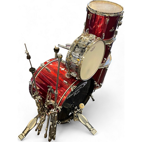 Used Percussion Plus 5 Piece 5 PIECE KIT RED Drum Kit